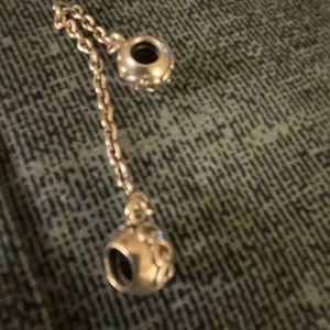 Pandora Band of Hearts safety chain